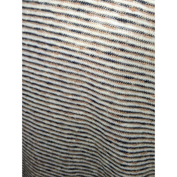 Old Navy Brown Stripe Long Sleeve Blouse Sz XXL - Picture 2 of 3